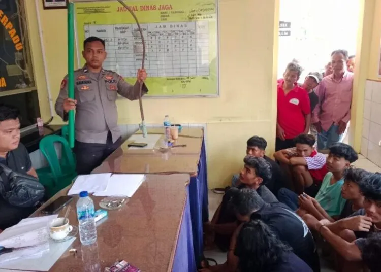 Puluhan Remaja Diamankan di Pesisir Selatan Setelah Tawuran Antar Kampung