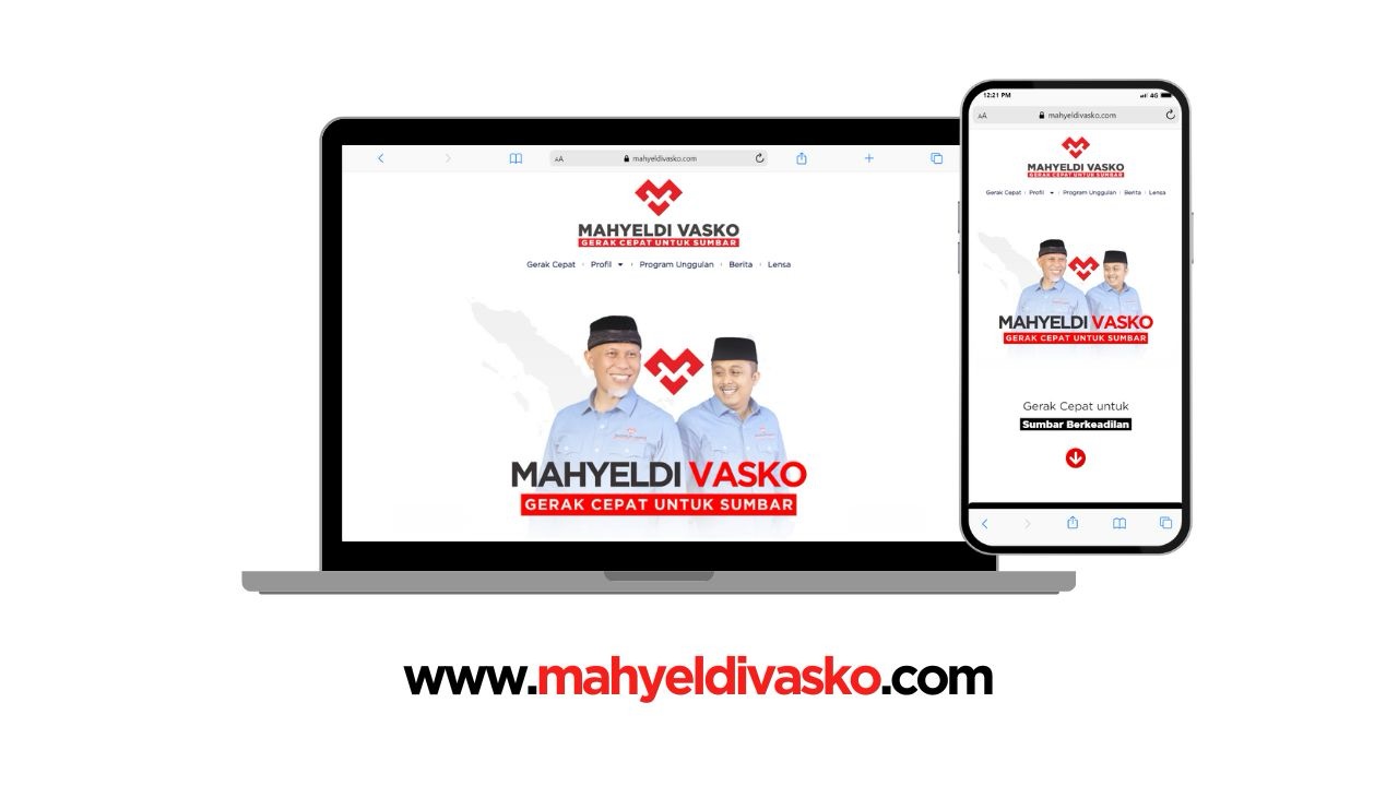 Mahyeldi-Vasko Luncurkan Website Resmi untuk Akses Informasi dan Aspirasi Masyarakat