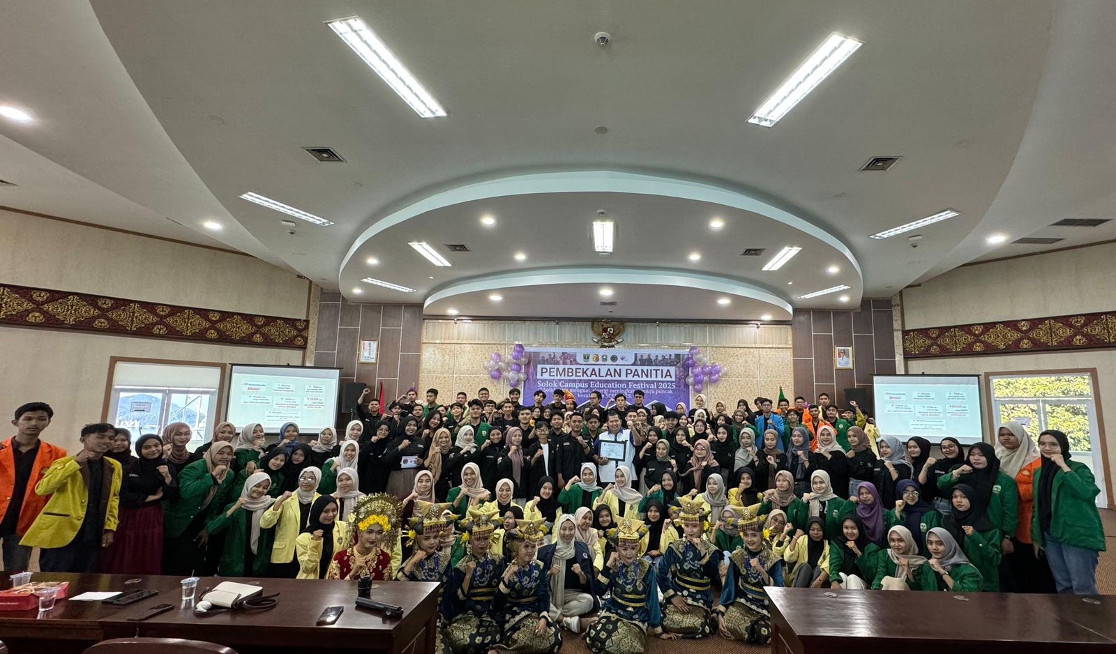 Aliansi Mahasiswa Solok Se-Indonesia Gelar Pembekalan Ratusan Panitia Solok Campus Education Festival 2025