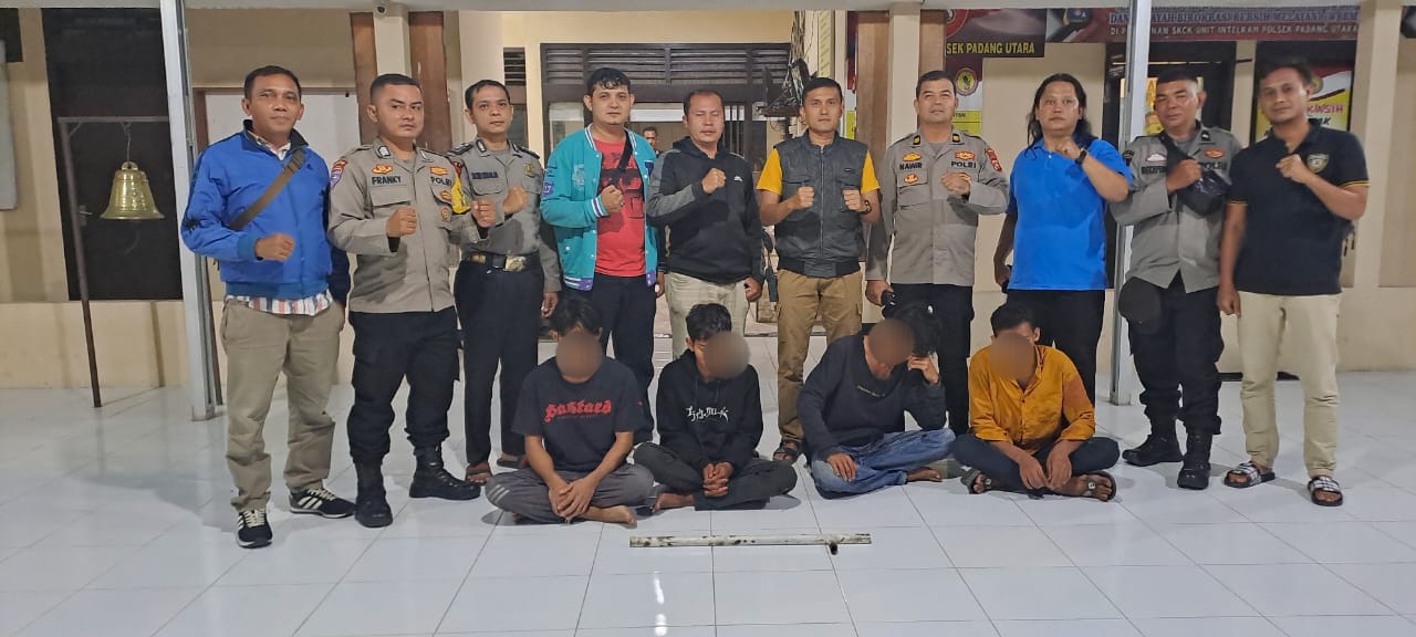 Keributan Diparkiran Transmart Padang, Pelaku Diamankan Polsek Padang Utara