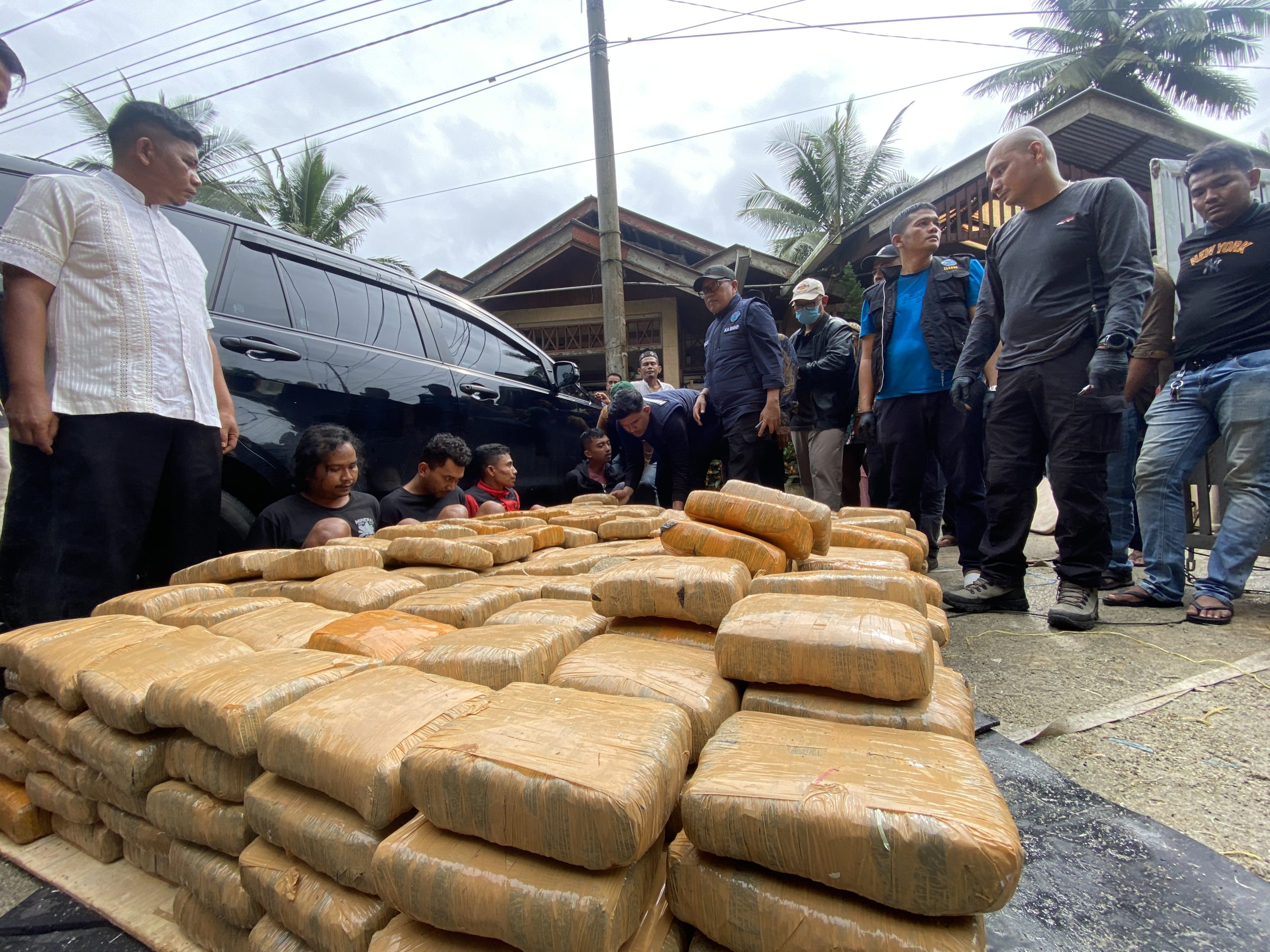 BNN Gagalkan Penyelundupan Ganja Besar-besaran dari Aceh ke Sumatera Barat
