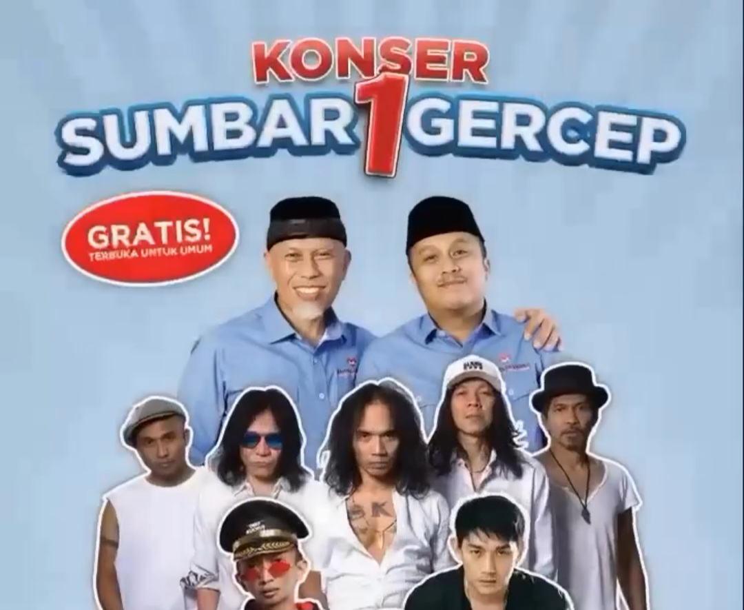 Konser 'Sumbar 1 Gercep': Slank Siap Mengguncang 9 Daerah Bersama Mahyeldi-Vasko