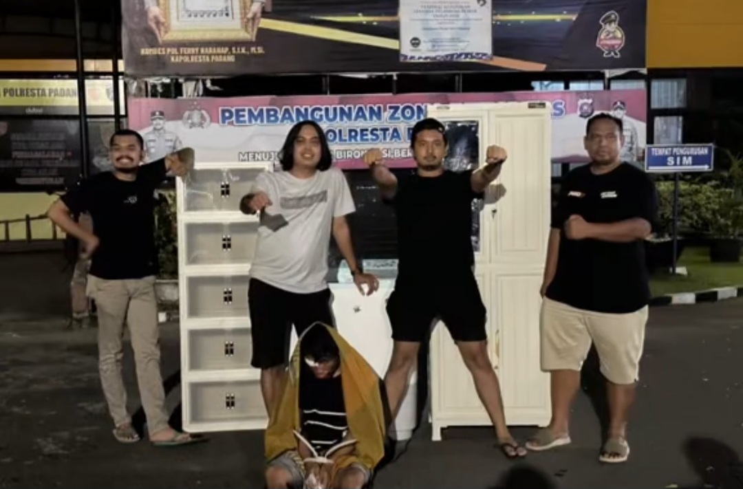 Tim Klewang Polresta Padang Tangkap Spesialis Pembobol Rumah