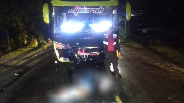 Pengendara Motor Tewas Tabrak Bus di Bungus Teluk Kabung, Padang