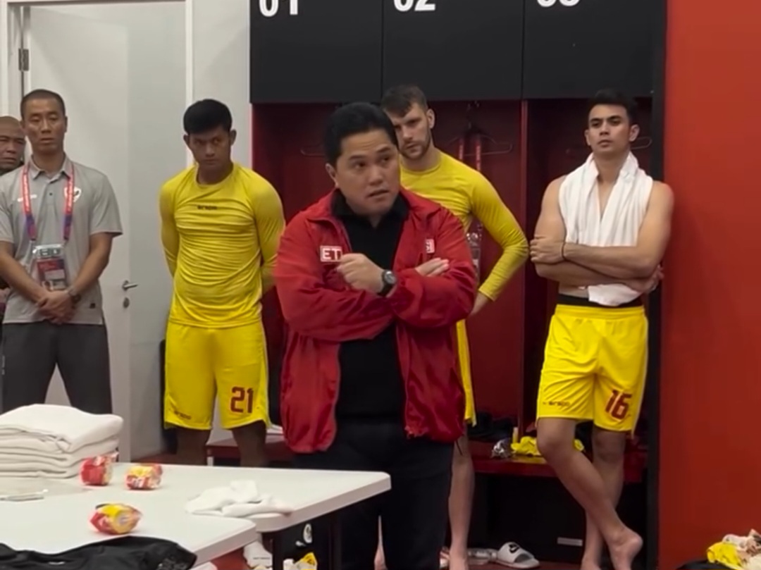 Erick Thohir Minta Maaf Usai Kekalahan Telak Timnas Indonesia 0 - 4, Siap Mundur dari Ketua Umum PSSI