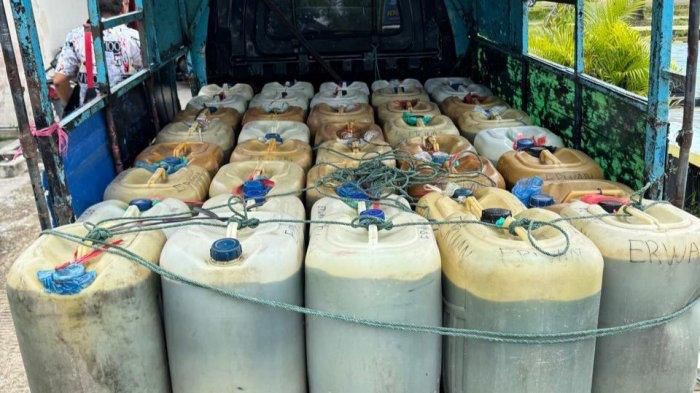 Polres Mentawai Bongkar Kasus Penyelewengan Ribuan Liter Pertalite, Dua Pelaku Ditangkap