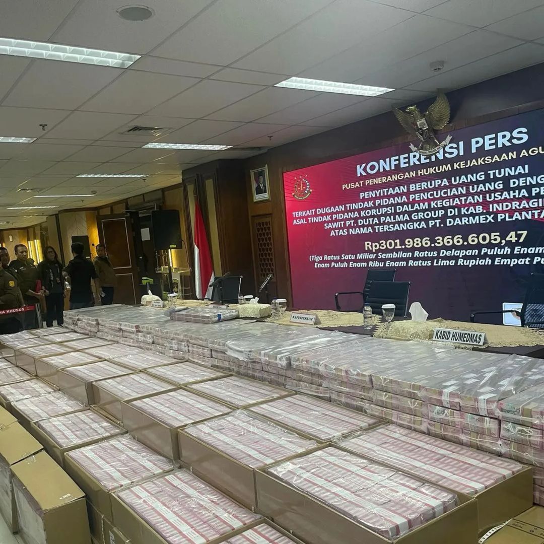 Kejagung Pamer Tumpukan Uang Rp301 Miliar, Dugaan Korupsi dari Duta Palma