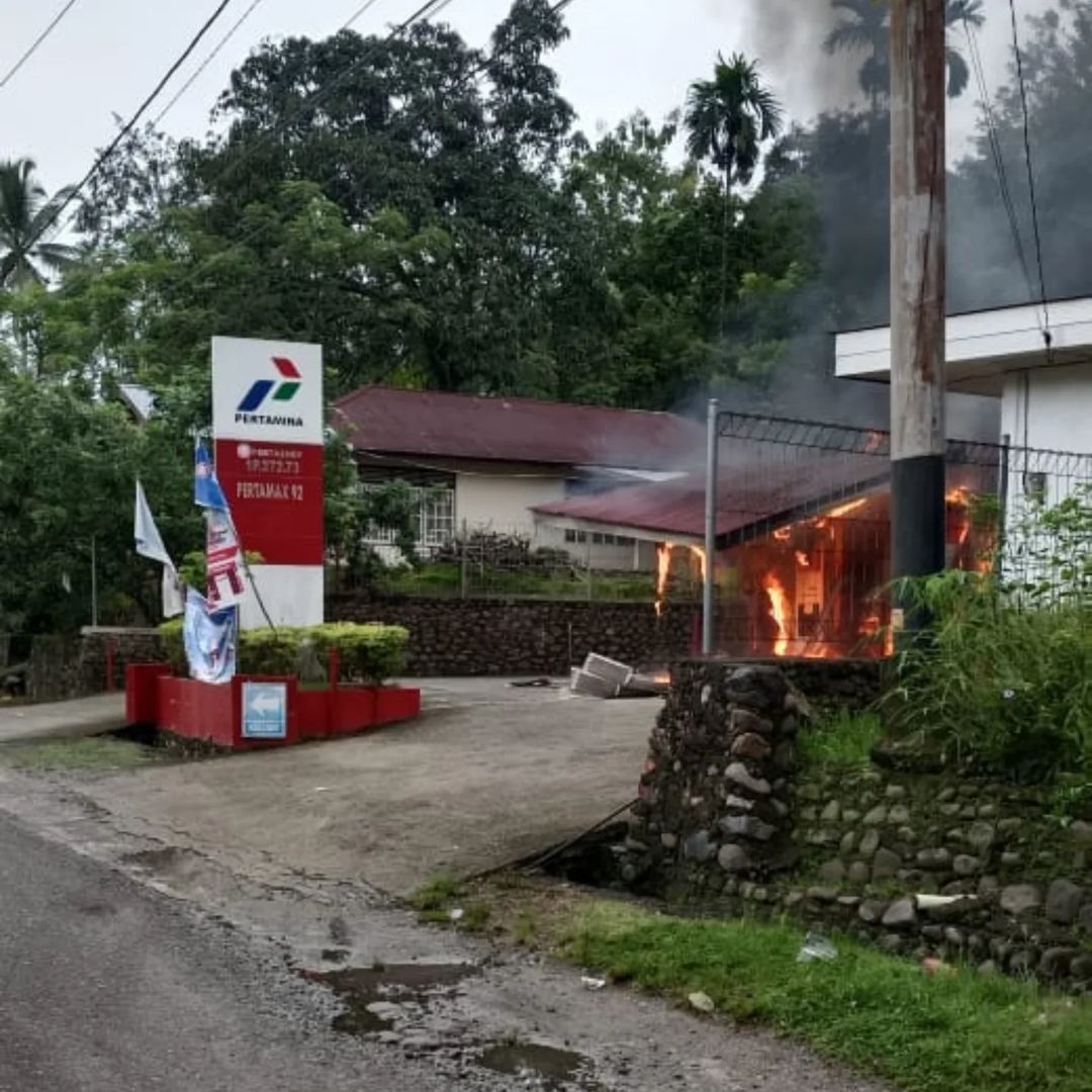 Insiden Kebakaran Pertashop di Jorong Rajo Dani, Padang Ganting Tanah Datar