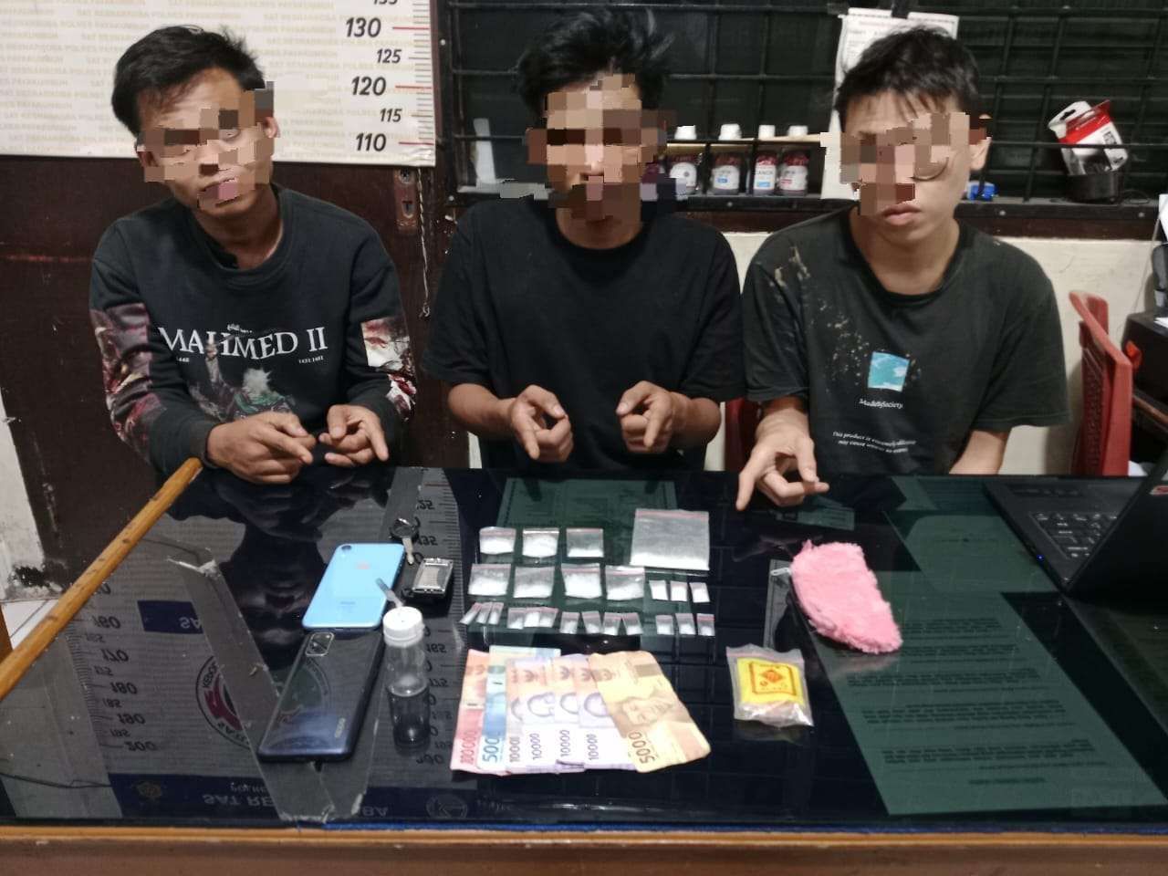 Tim Phantom Polres Payakumbuh Ungkap Peredaran Narkoba, Tiga Tersangka Ditangkap