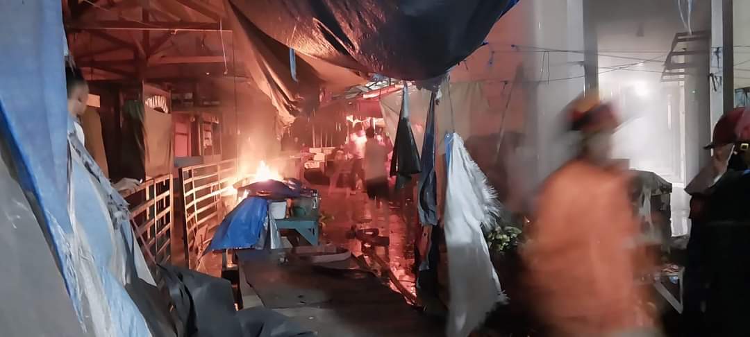Kebakaran Beberapa Titik Pasar Kota Sawahlunto, Penyebab Kebakaran Masih Diselidiki