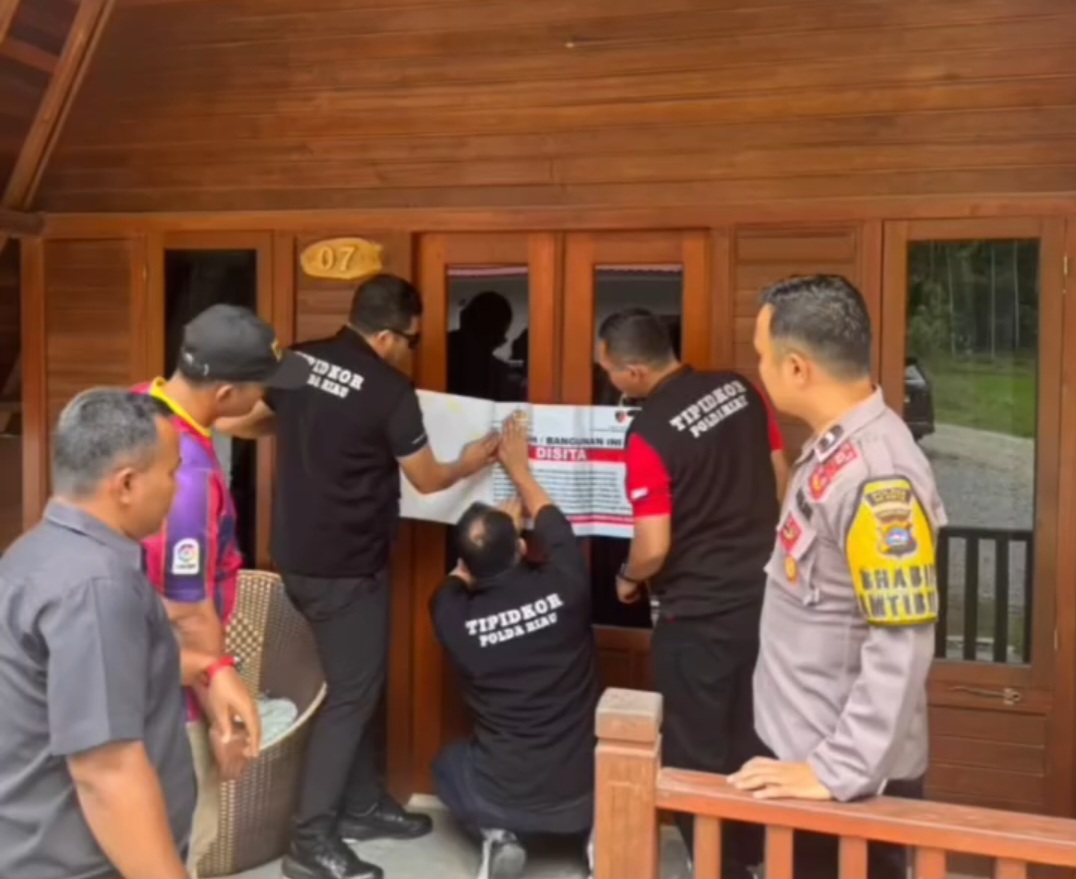 Polda Riau Sita Lahan dan Homestay Di Harau Terkait Kasus SPPD Fiktif
