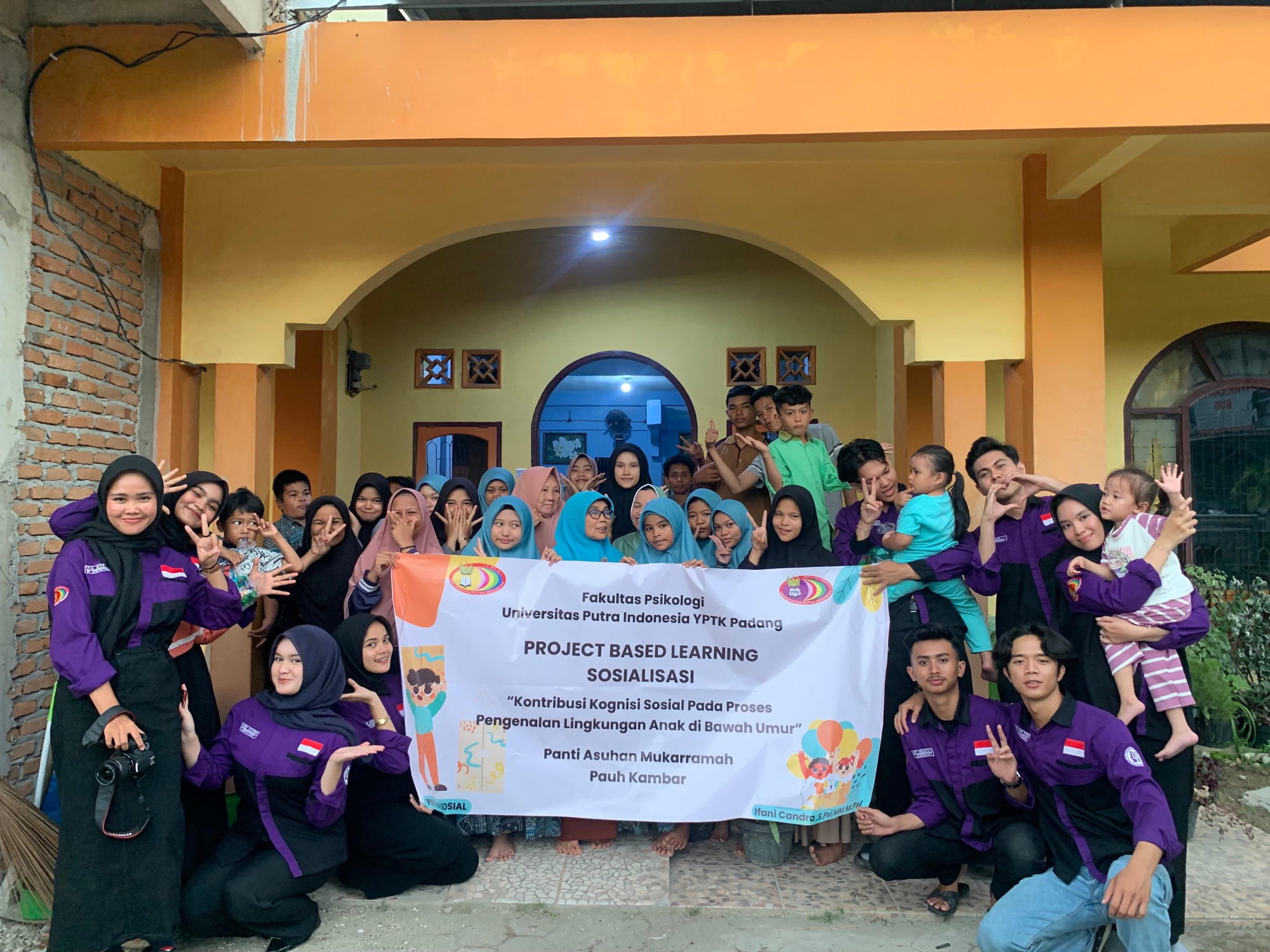 Mahasiswa Fakultas Psikologi UPI YPTK Padang Sosialisasikan Pentingnya Kognisi Sosial pada Anak di Bawah Umur