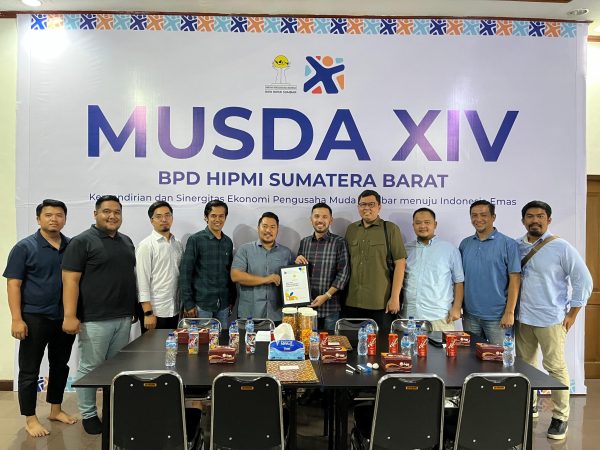 DS Zirsanjaya Resmi Daftar jadi Calon Ketua BPD HIPMI Sumbar