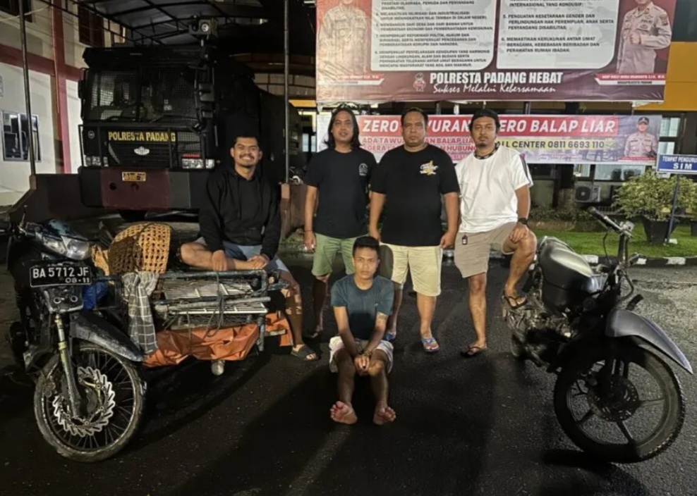 Tim Klewang Amankan Tersangka Pencurian dengan Pemberatan di Eks Restoran Bebek Ria