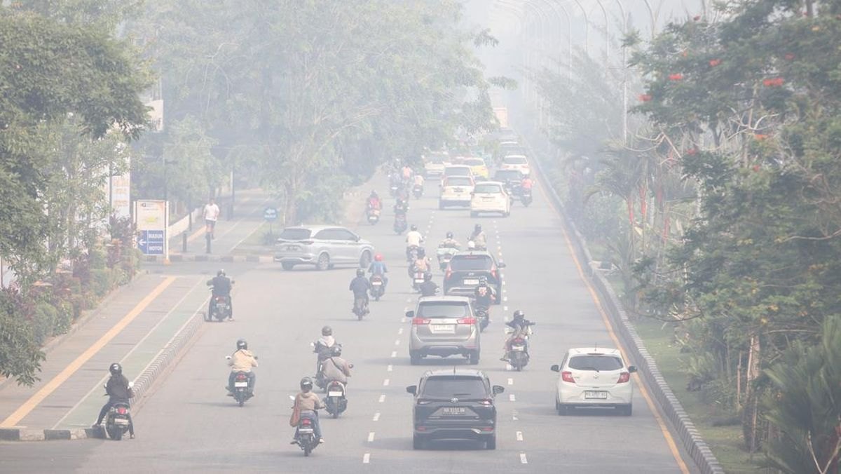 Kabut Asap Menyelimuti Kota Padang, Sekolah Daring Mulai Dipertimbangkan