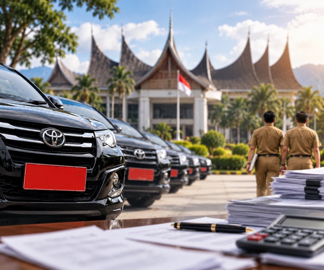 2.000 Kendaraan Plat Merah dan 3.890 ASN di Sumbar Menunggak Pajak