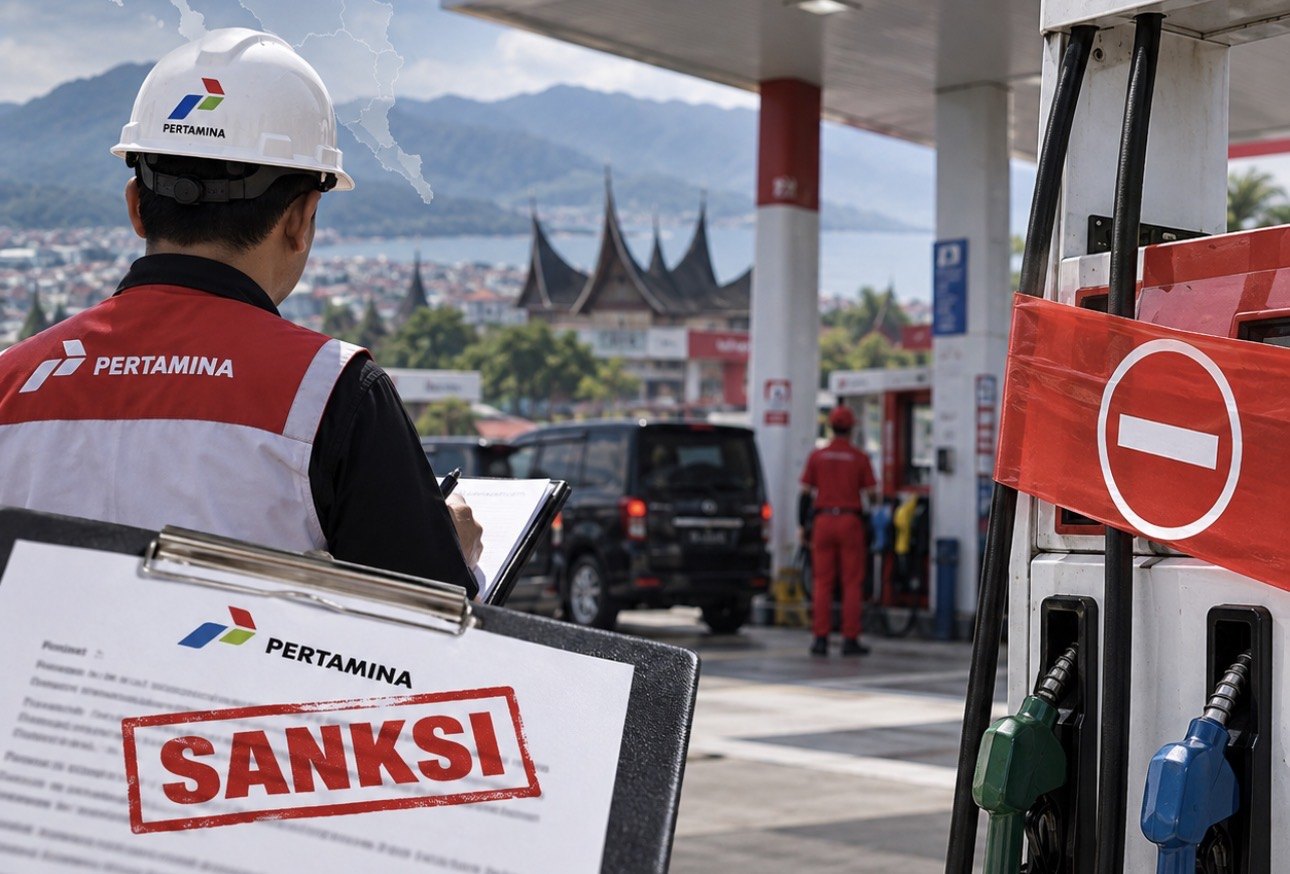 31 SPBU di Sumbar Disanksi Pertamina, 6 Terancam Alih Kelola