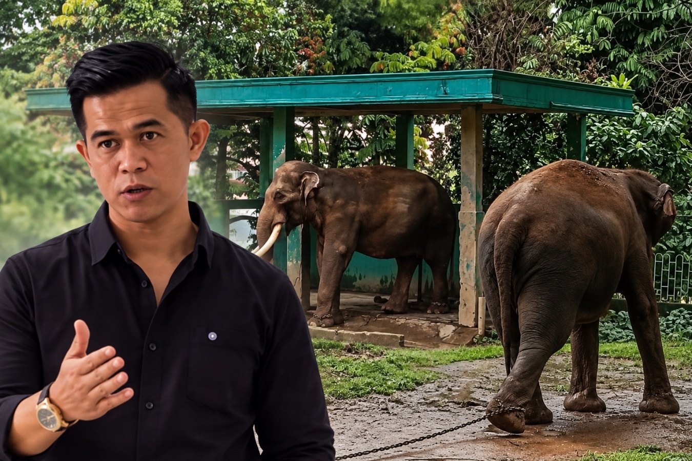 Kondisi Zidan Disorot, Andi Sultan Dorong Penanganan Gajah dan Satwa di Kinantan Zoo Bukittinggi