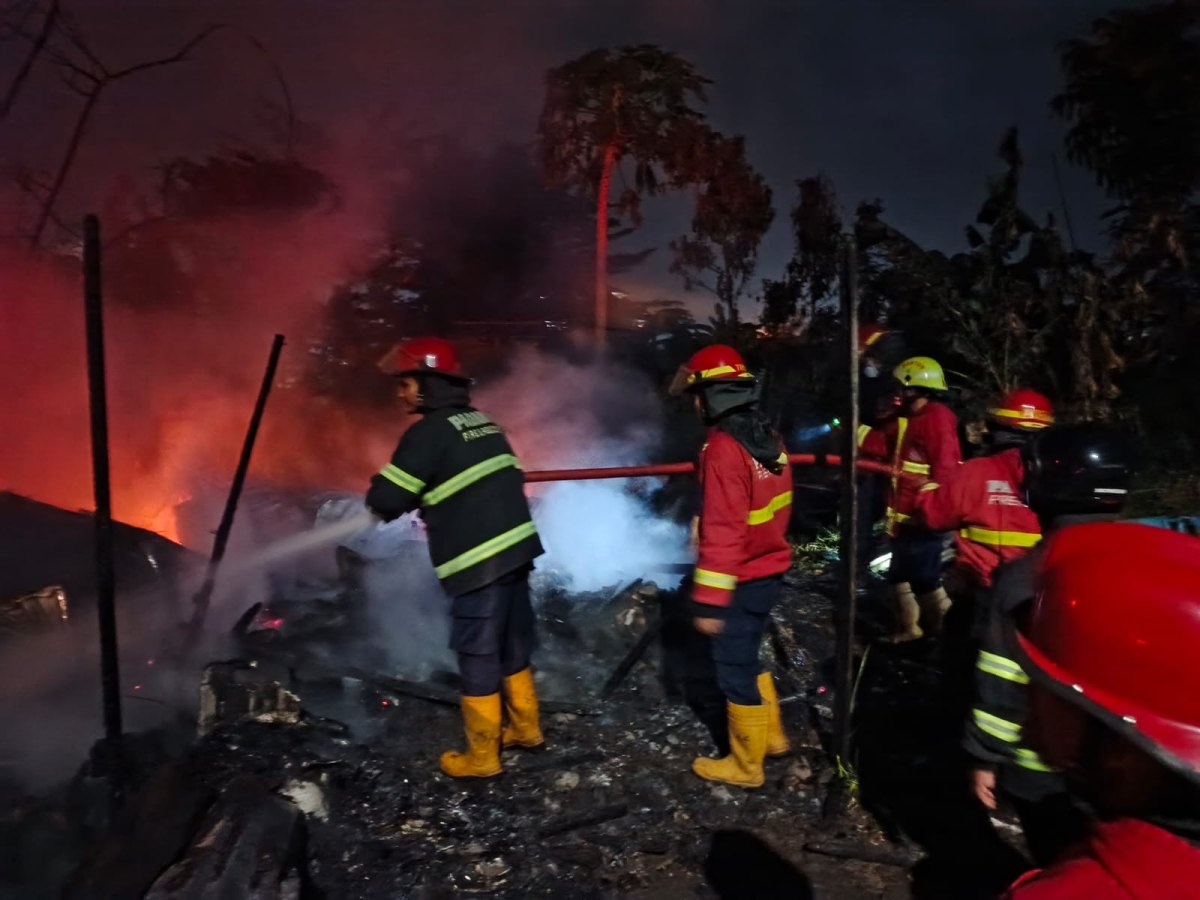 Satu Unit Bangunan Pondok di Lubuk Begalung Padang Terbakar, Kerugian Ditaksir Rp20 Juta