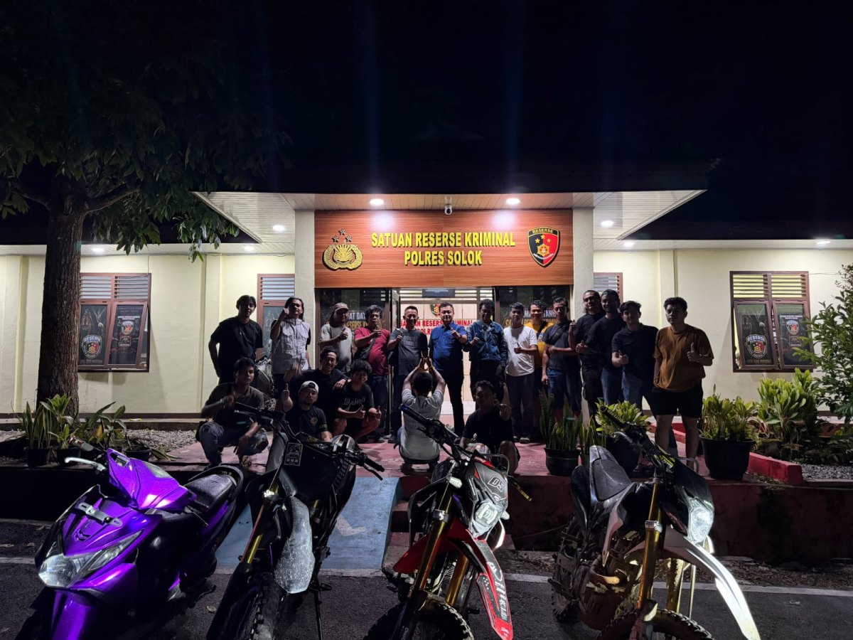 Tim Gabungan Resmob Polda Sumbar Ungkap Jaringan 19 Kasus Curanmor Lintas Daerah