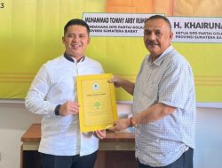 Resmi Jadi Pimpinan DPRD Sumbar, Iqra Chissa Terima SK dari Ketum Golkar