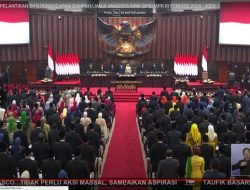 Resmi Dilantik, 580 Anggota DPR Siap Laksanakan Tugas di Parlemen