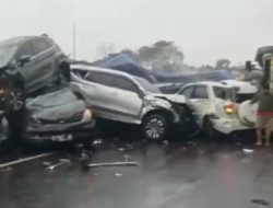 Kecelakaan Beruntun di Tol Cipularang, 19 Kendaraan Terlibat, 1 Meninggal dan 8 Luka-luka