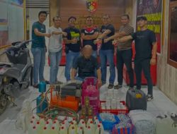 Polres Limapuluh Kota Amankan Pelaku Pengolahan Tambang Ilegal di Gunuang Omeh