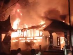 Rumah Gadang di Payakumbuh Terbakar, Penyebab Masih Diselidiki