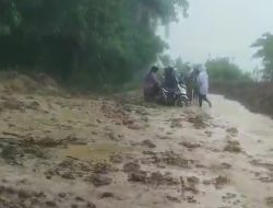 Banjir dan Longsor Terjang Jorong Sungai Taleh, Akses Jalan Palembayan-Matur Terputus